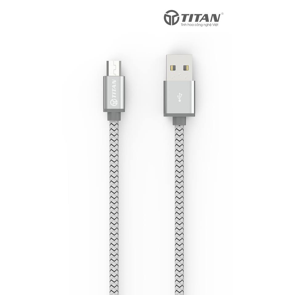 Cáp Sạc IPhone / Samsung Titan Dài 3M Chính Hãng - Bảo Hành 12 Tháng