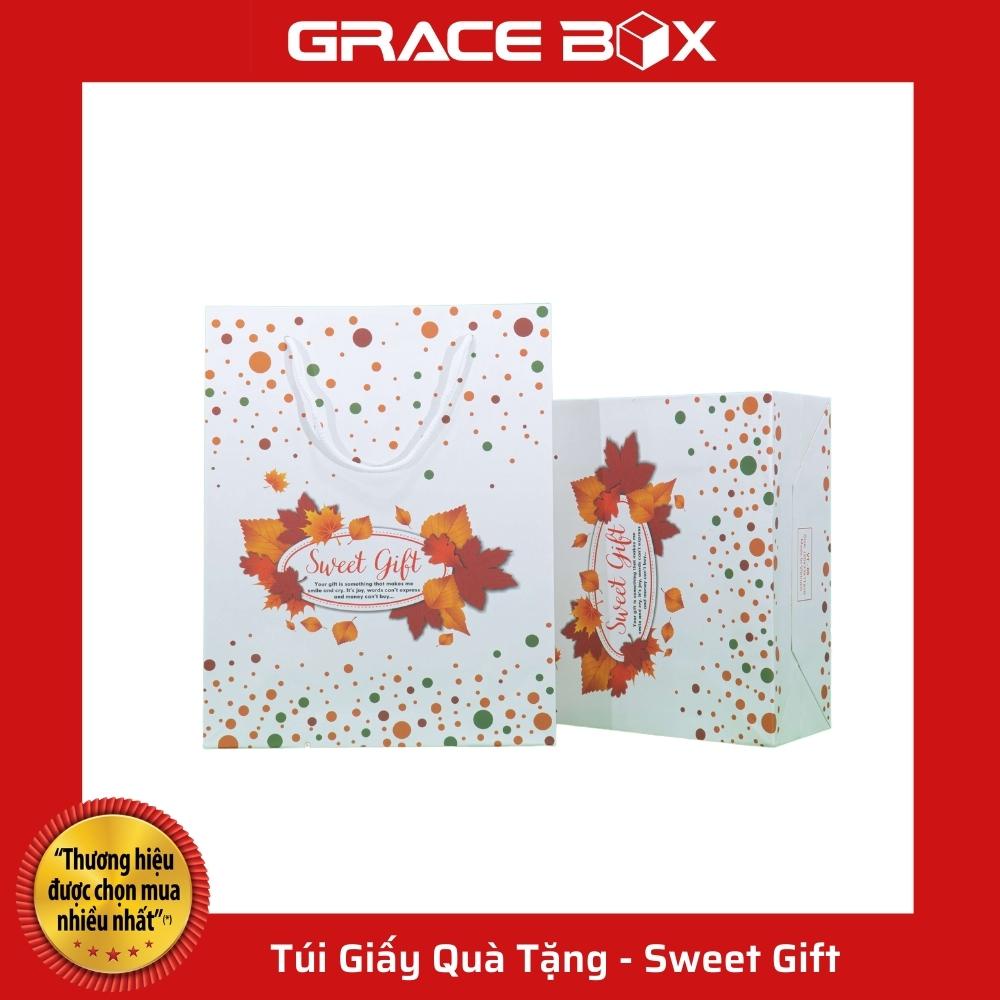 {Giá Sỉ} Túi Giấy Quà Tặng Sweet Gift Cao Cấp - 26 x 33 x 11cm - Siêu Thị Bao Bì Grace Box