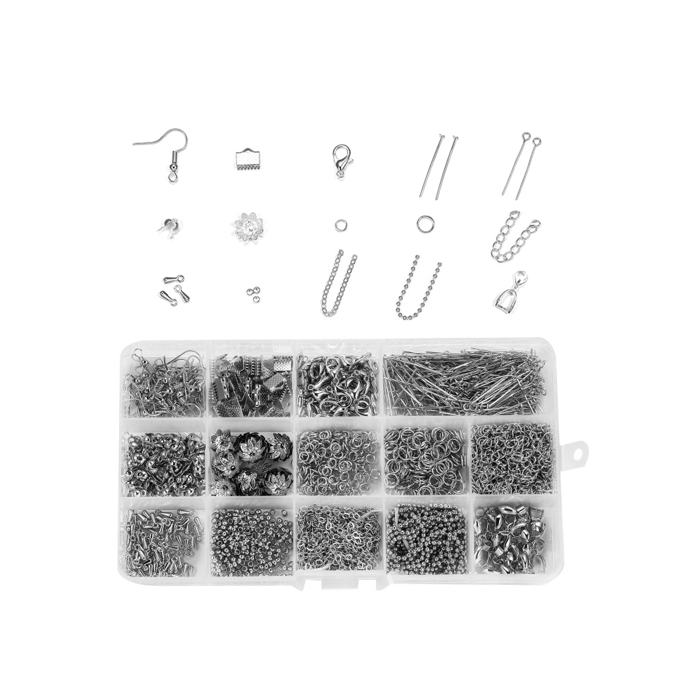 Set 1220 phụ kiện hỗn hợp làm trang sức St.kunkka thích hợp cho khuyên tai/ vòng cổ/ vòng tay