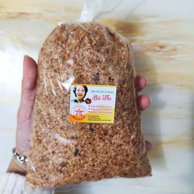 Muối Ô Mai Bà Thu Túi 500g Chính Hãng