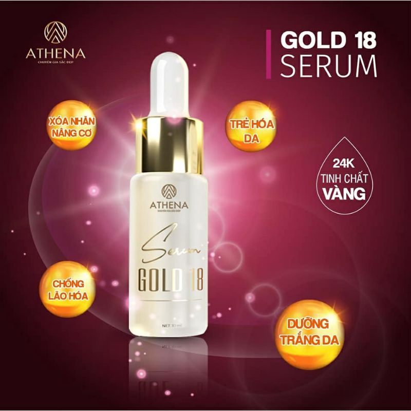 Serum Gold 18 Athena (HÀNG CHUẨN) dùng là thích