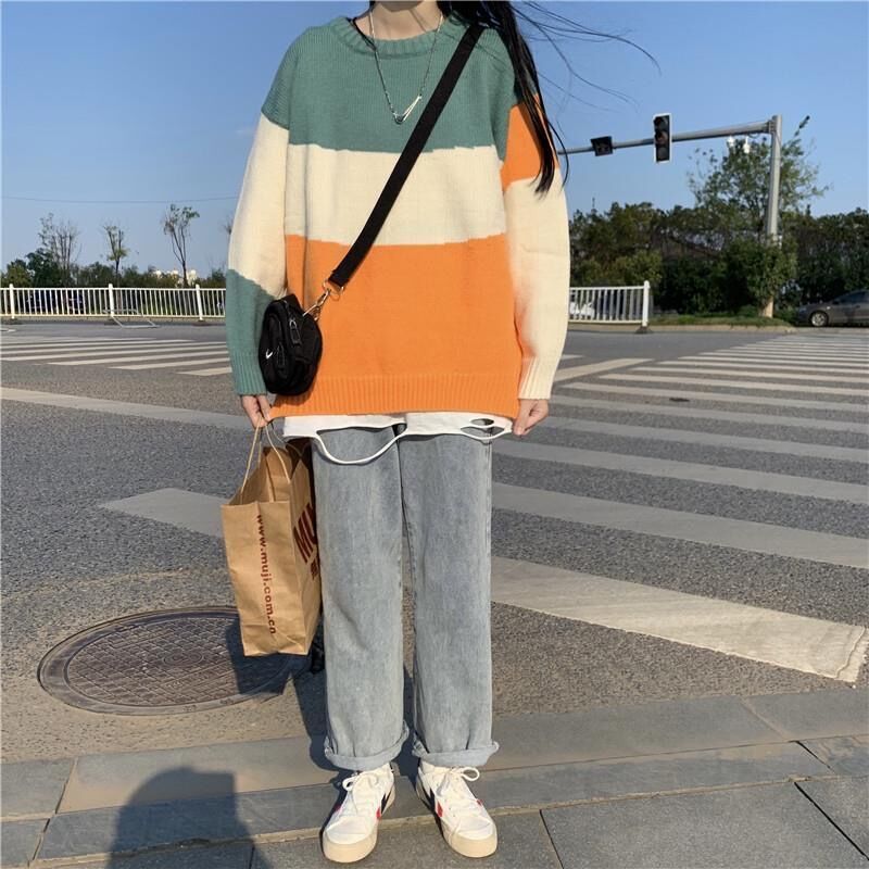 Áo Len Nữ Phong Cách Hàn Quốc Màu Trơn