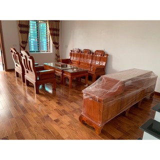 bộ ghế âu á gỗ gõ đỏ