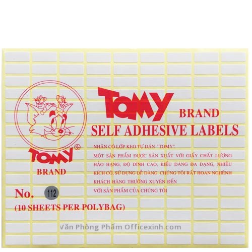 TOMMY Đủ Size Xấp 10 Tờ