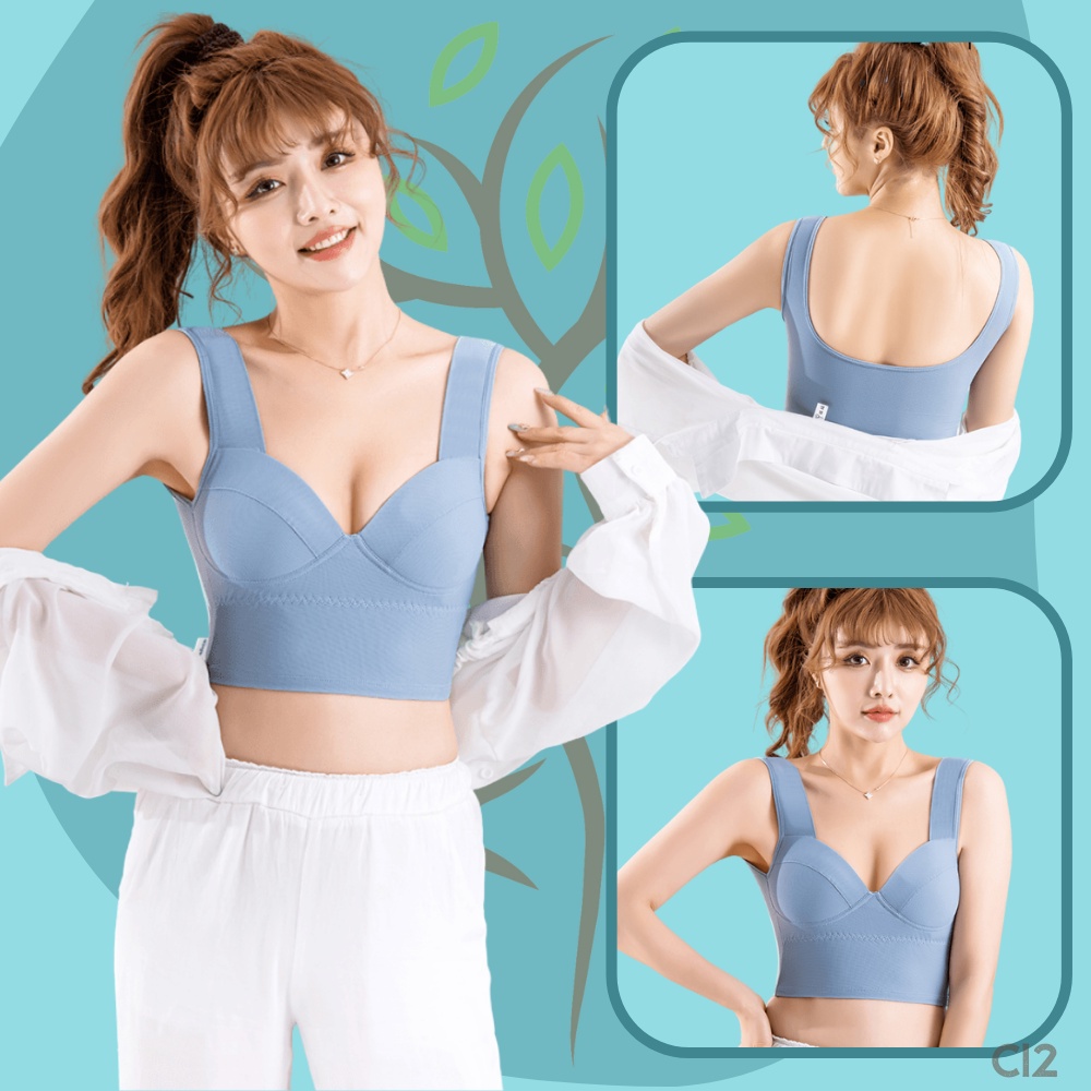 Áo Croptop 2 Dây Thun Lạnh Mút Liền Cao Cấp