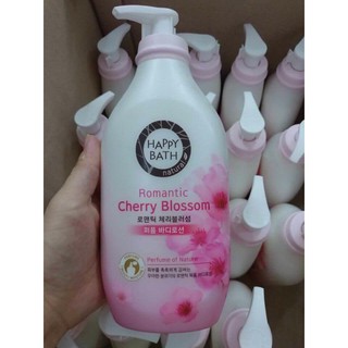 Sữa tắm happy bath bomatic cherry blossom