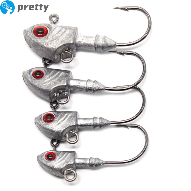 Lưỡi câu cá bằng chì kiểu dáng đầu cá 3.5g 5g 7g 10g 14g 20g