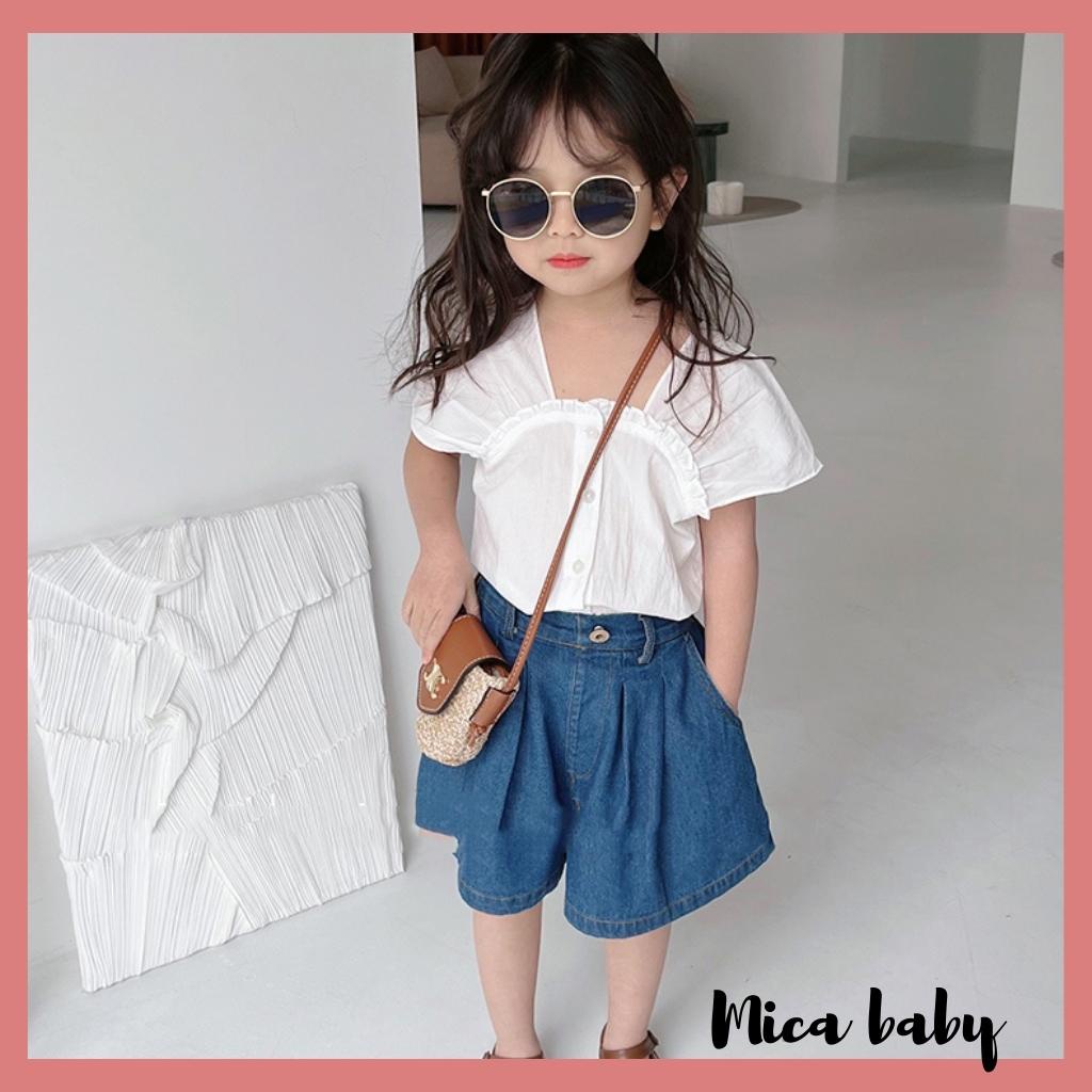 Kính râm thời trang cho bé gọng kim loại phong cách cool ngầu từ 1-4 tuổi K07 Mica baby