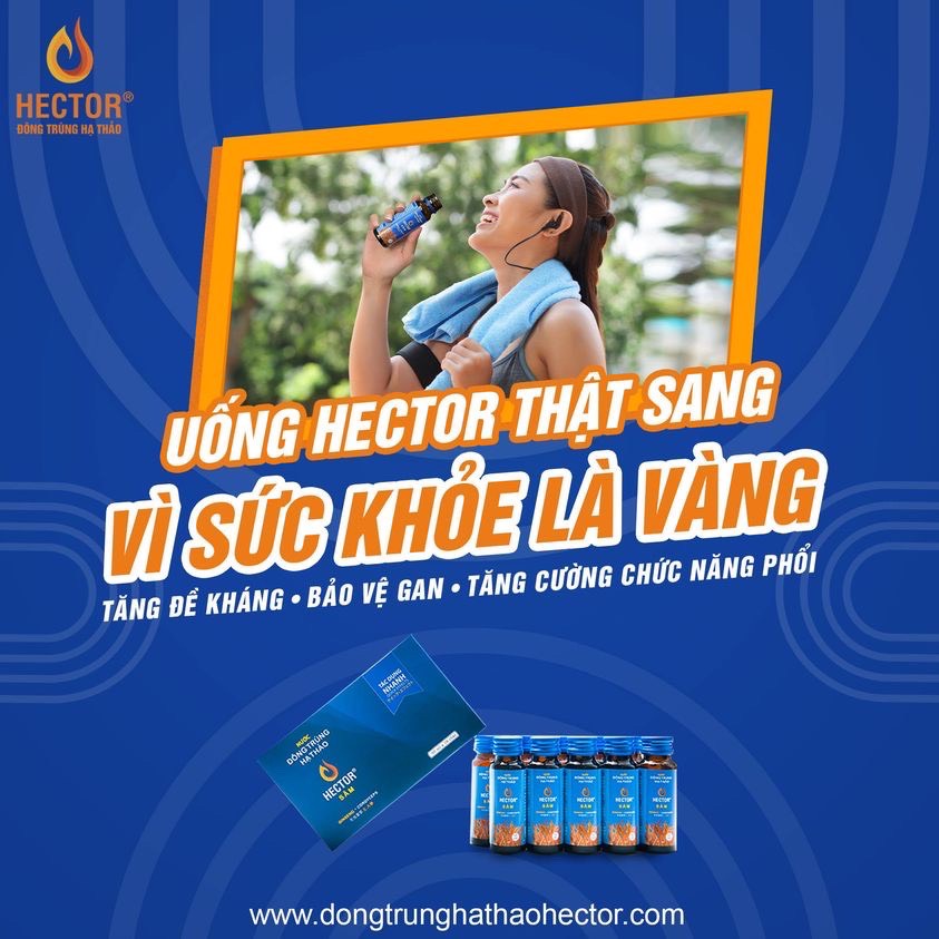 Nước Đông Trùng Hạ Thảo Hector Sâm - tăng cường sức khỏe (Chính hãng 100%)