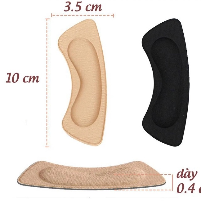 Cặp đệm lót giày cao gót bảo vệ chân 4D dành cho nữ