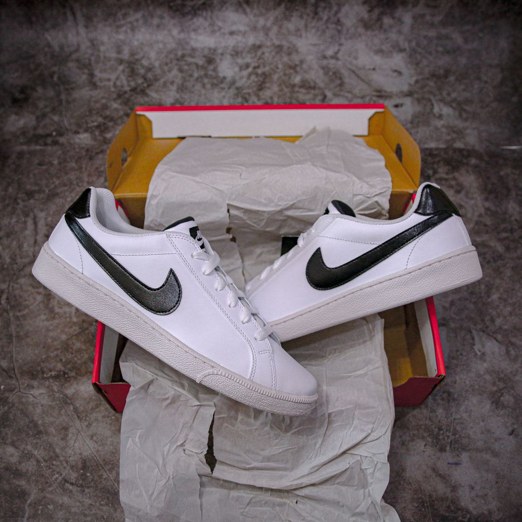 Giày Nike Court Majestic Leather Chính Hãng - 574236100 - Trắng móc đen