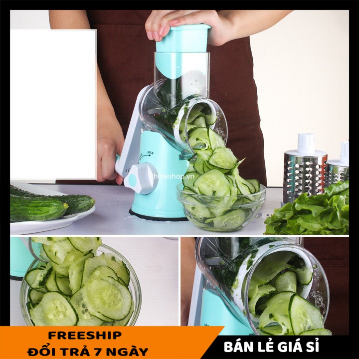 Dụng cụ nhà bếp 🎉SALE ️🎉Máy cắt rau củ quả bằng tay có tác dụng bào sợi, cắt lát rau củ quả nhanh gấp 10 lần 8766