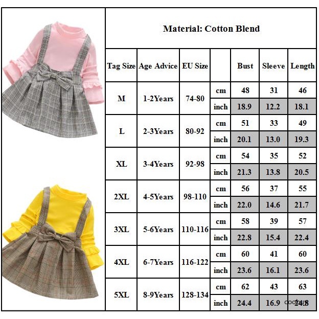 Đầm Tay Dài Cổ Lọ Giả Hai Lớp Họa Tiết Kẻ Sọc Đính Nơ Phong Cách Cổ Điển Thời Trang Mùa Thu Cho Bé Gái