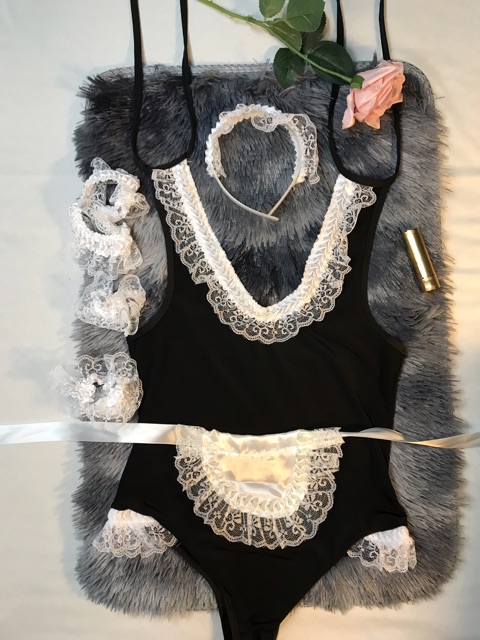 Cosplay cô hầu gái dạng bộ liền (Ảnh thật) | BigBuy360 - bigbuy360.vn