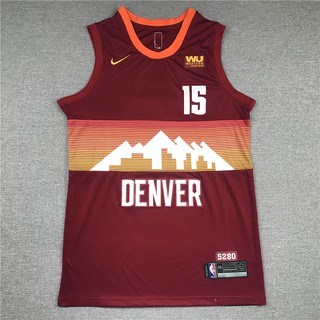 NBA Áo Bóng Rổ Số 15 Jokic Jersey 2021