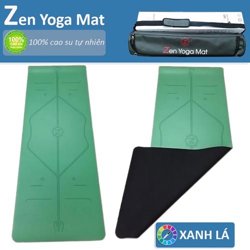 [FREE SHIP] Thảm tập Yoga/Gym/Thể dục định tuyến ZEN Yoga Mat - cao su PU( tặng kèm túi đựng +Dây buộc)