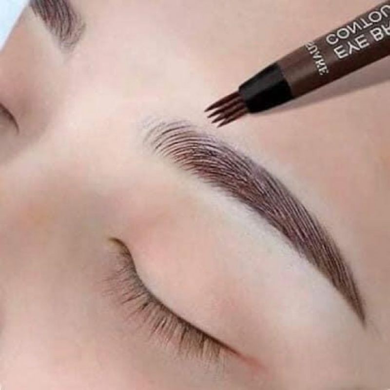 Bút Phẩy Sợi Lông Mày Không Thấm Nước 4D