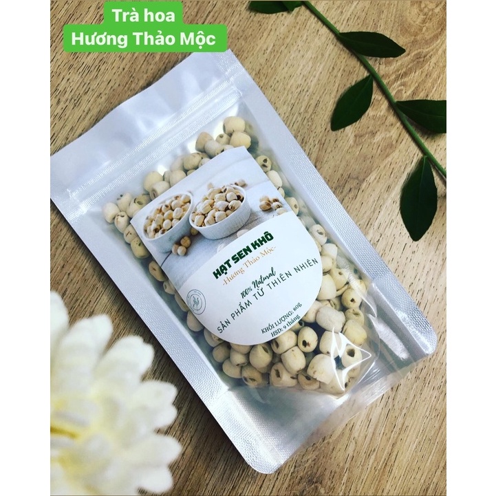 Hạt sen khô Đồng Tháp - Nguyên liệu chè Dưỡng Nhan, Hầm Canh - Hương Thảo Mộc