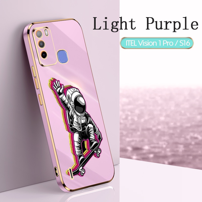 Ốp Lưng Chất Liệu TPU Silicone Họa Tiết Hoạt Hình Cho ITEL Vision 1 Pro S16 ITEL Vision 1 Pro S16