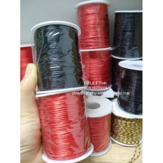 Cuộn 100m dây dù bóng(dây tim) 1.5mm tết vòng