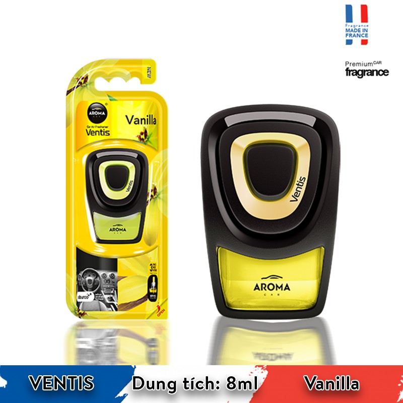 Nước Hoa Ô Tô Aroma Car Ventis, Kẹp Cửa Gió Điều Hòa Ventis Aroma Car - Đổi Trả Miễn Phí Nếu Phát Hiện Hàng Giả