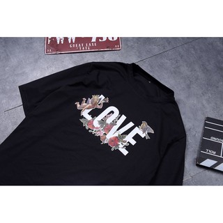 Áo thuN OVERSIZE TAY LỠ _ LOVE _ A - 31