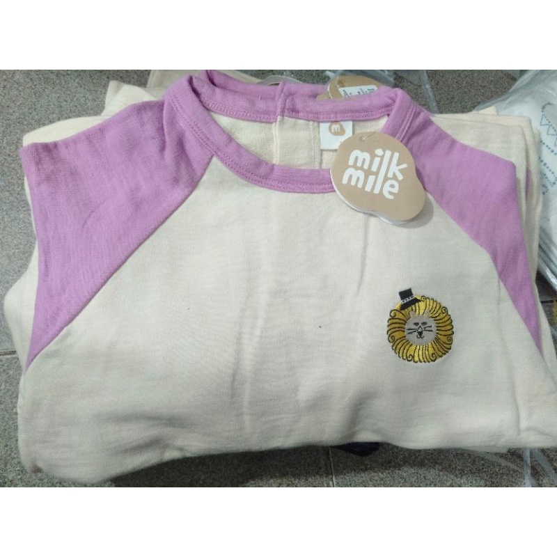 Sz 110- Áo nỉ da cá mỏng Milkmile VN xuất Hàn