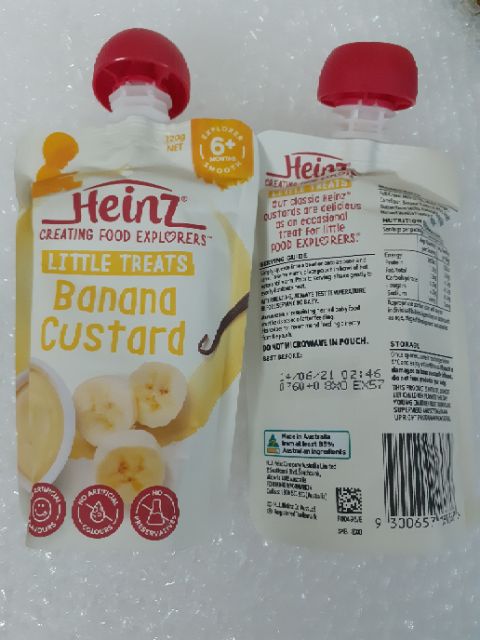 Váng sữa Heinz Custard của Úc gói 120g