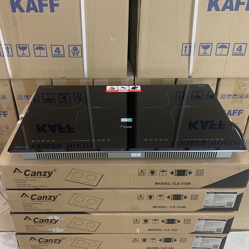 Bếp từ đôi CANZY CZ-54M - Mẫu mới 2022 có INVERTER tiết kiệm điện - Bảo hành chính hãng 3 năm