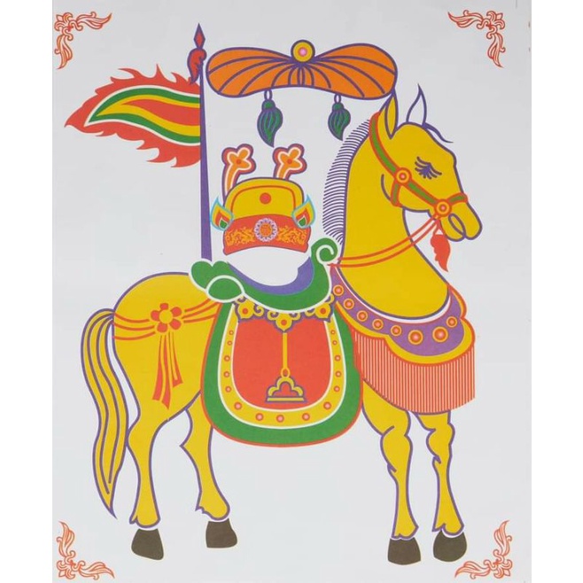 100 Tranh Ngựa mã năm màu