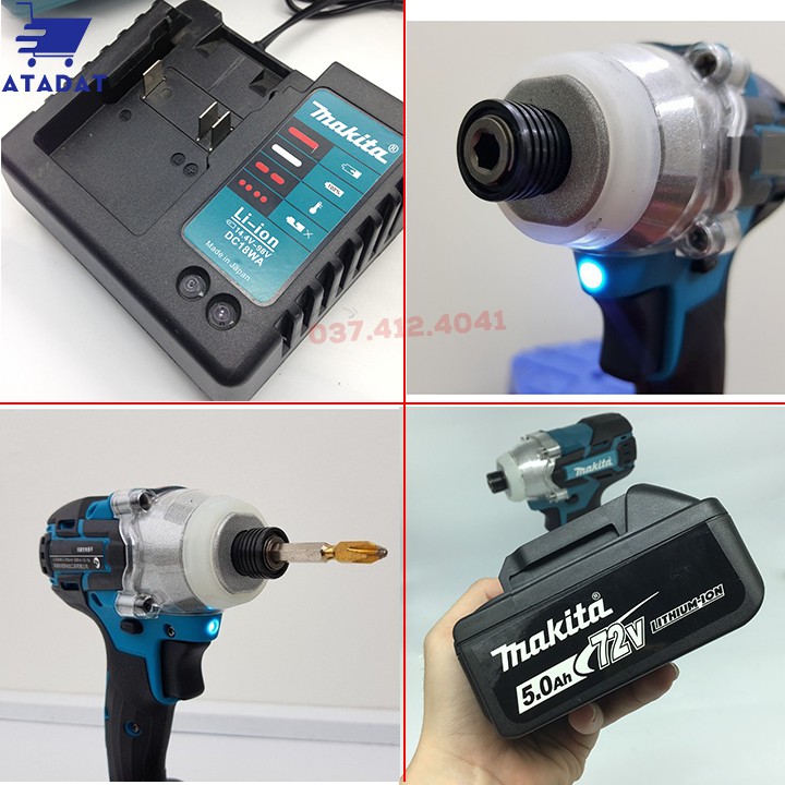 Máy bắt vít chuyên nghiệp Makita 72V - Chuyên vít Không chổi than