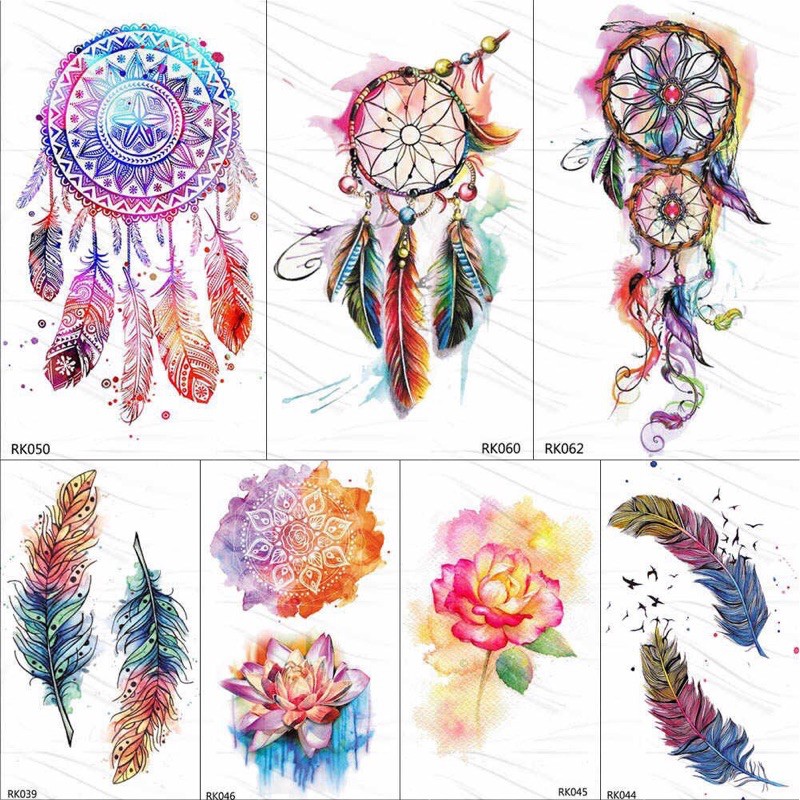 combo 30-60 cái sticker dreamcatcher decal bóc dán/ hình dán dreamcatcher