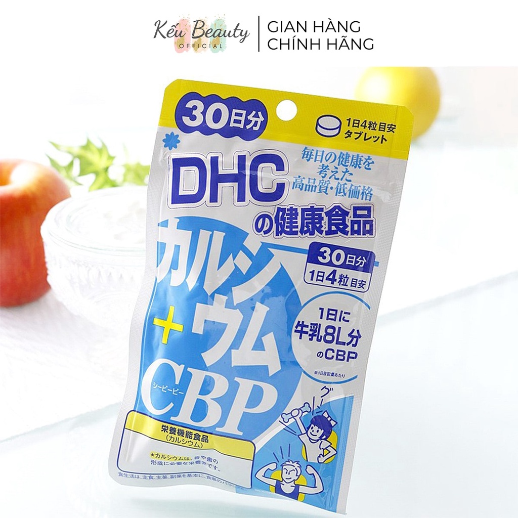 Viên uống bổ sung canxi DHC calcium + CBP chắc khỏe xương 30 và 90 ngày (120 và 360 viên)