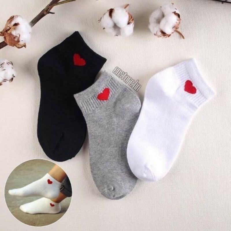 Set 5 đôi tất tim cho bạn gái