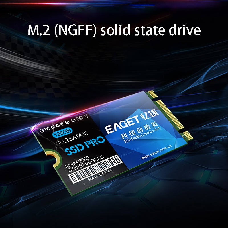 Ổ Cứng Eaget S300 128g Ssd M.2 Ngff 2242 Sata3.0 | BigBuy360 - bigbuy360.vn