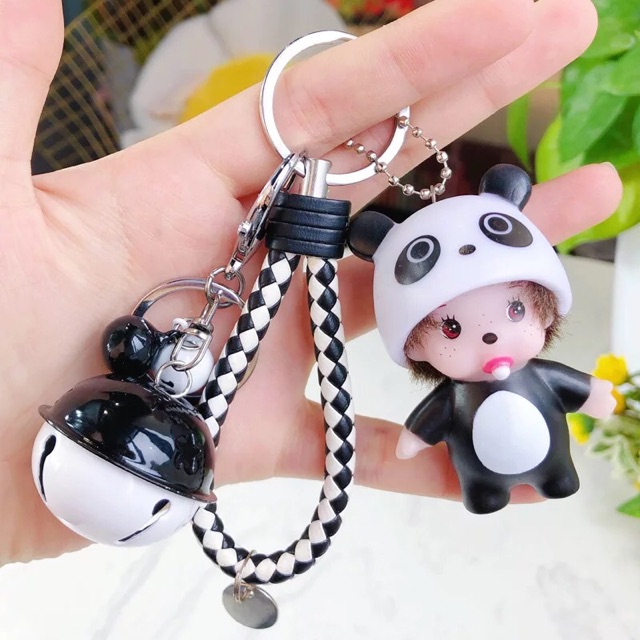 Móc chìa khoá em bé ngộ nghĩnh siêu xinh kèm chuông