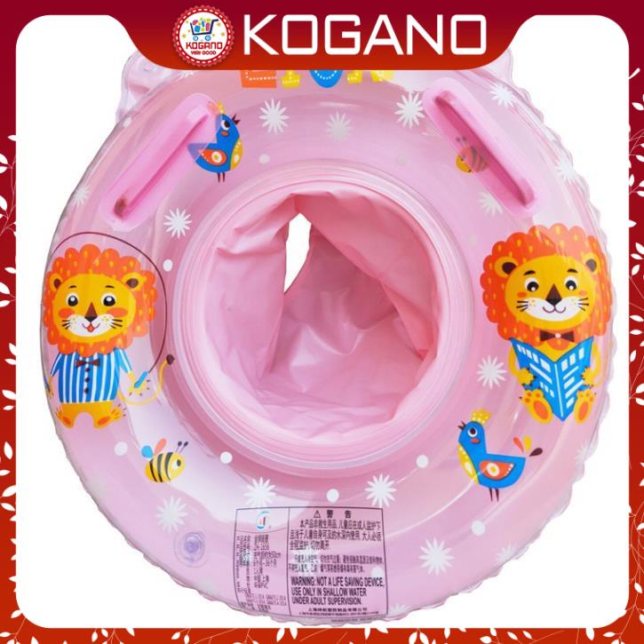 Phao Bơi Cho Bé KOGANO Phao Bơi Trẻ Em Xỏ Chân Chống Lật An Toàn Bơi Lội Họa Tiết Voi SS-001266