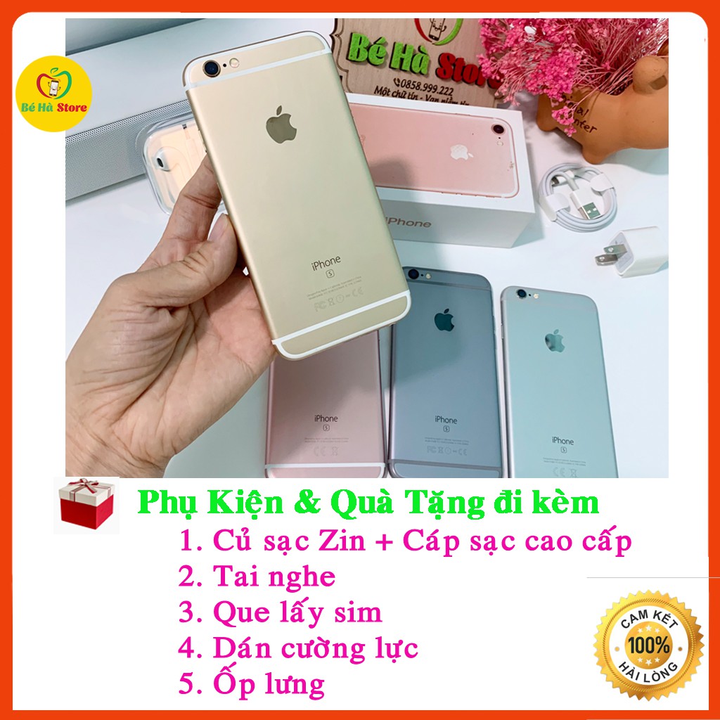 Điện Thoại iPhone 6S Quốc Tế - 64 Gb / 128Gb - Zin Đẹp 99% - Ram 2Gb/ Chip A9 - Fullbox - 30 ngày 1 đổi 1 - BH 6 tháng