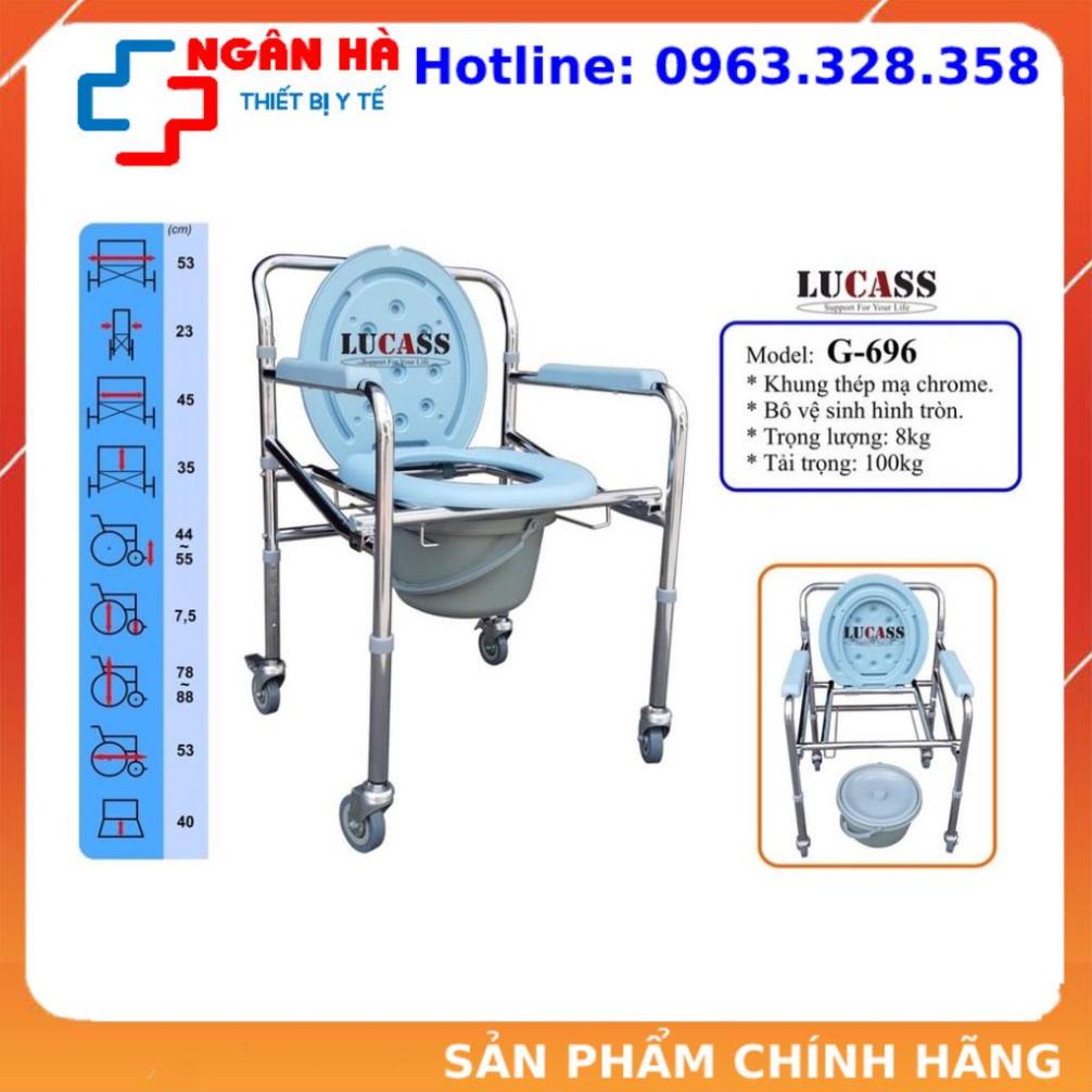 Bô vệ sinh dành cho người già, Ghế vệ sinh có bô cho người già người khuyết tật Lucass