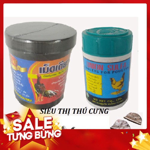 [ HỖ TRỢ PHÍ VẬN CHUYỂN ] COMBO THUỐC BỔ NỘI TẠNG VÀ ĐI ỈA CHO GÀ - TẶNG BAO MỎ DA
