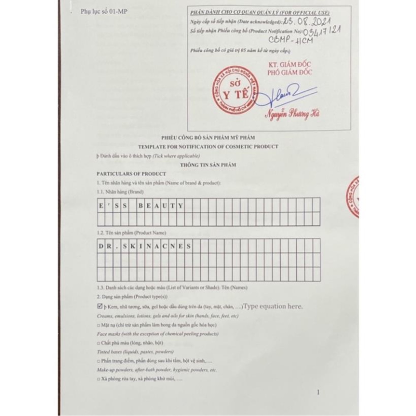 Serum Dr.Skinacnes, serum sạch mụn thâm Dr skinacnes 5ml giúp sạch bay mụn hết thâm làm mịn da hiệu quả trong 7 ngày