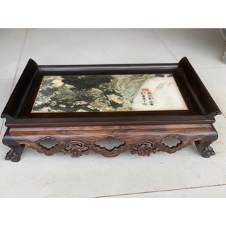Khay Trà Gỗ Mun - dài 40 x ngang 28cm