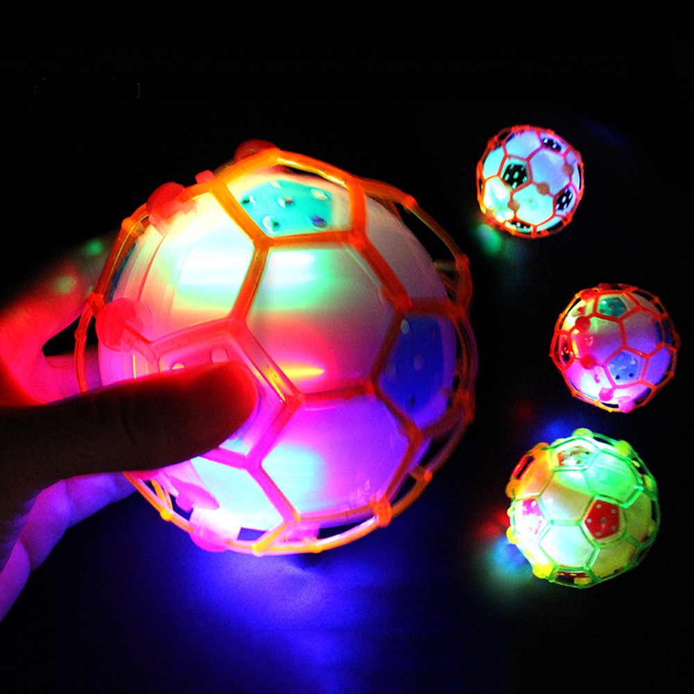 Đồ chơi quả bóng đá phát sáng điện tử cho bé