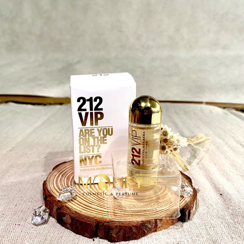 Nước Hoa Nữ Mini Carolina Herrera 212 VIP Vàng EDP