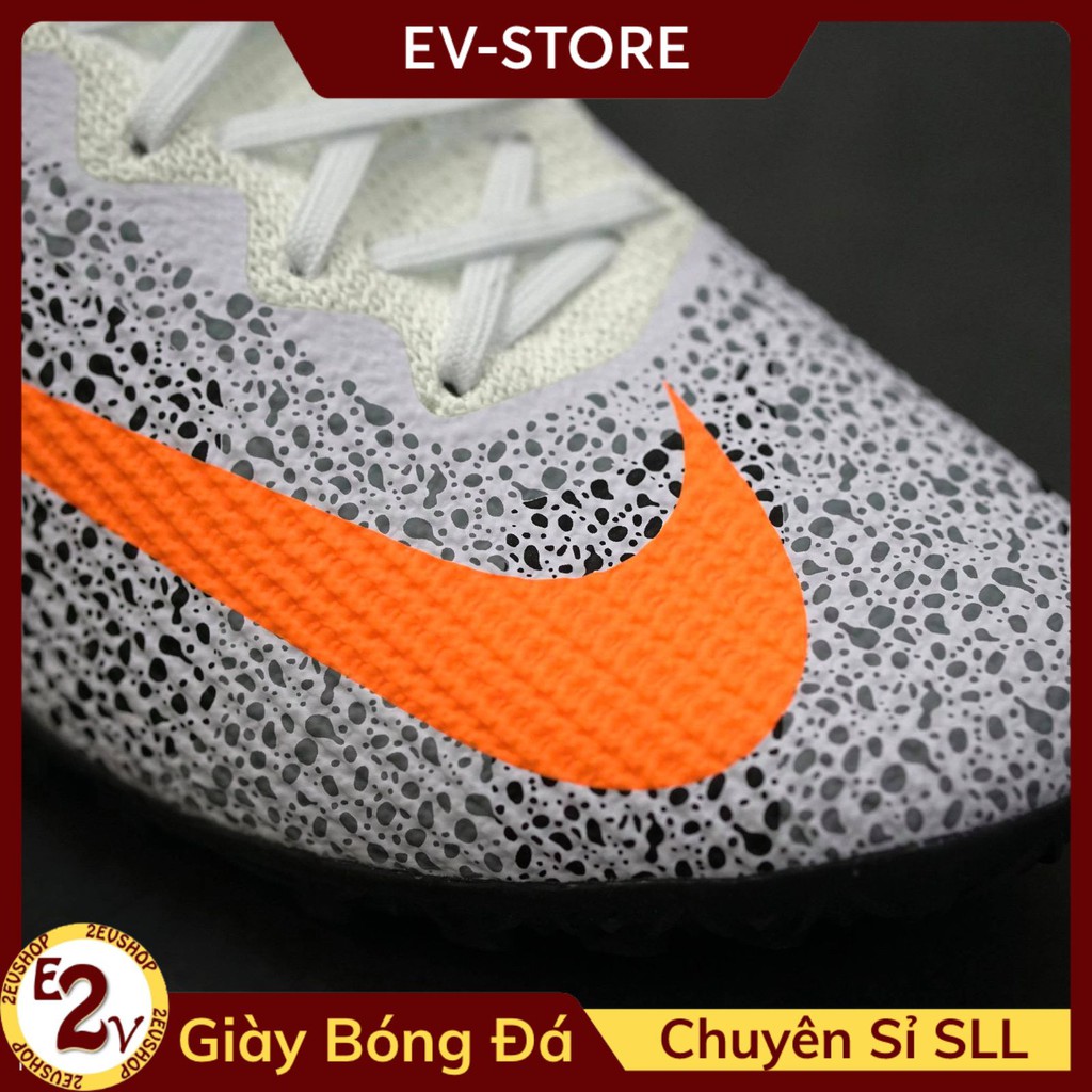 [FreeShip][Tặng Tất/Túi]Giày Đá Bóng 𝗧𝗙 𝗡𝗶𝗸𝗲 𝗠𝗲𝗿𝗰𝘂𝗿𝗶𝗮𝗹 𝗩𝗜𝗜 𝗔𝗰𝗮𝗱𝗲𝗺𝘆 Trắng Chấm Bi Cao Cổ