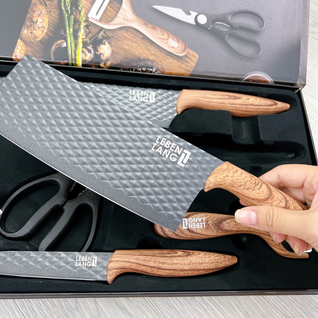 Bộ dao nhà bếp 5 món LEBENLANG LBK2395 ĐỨC