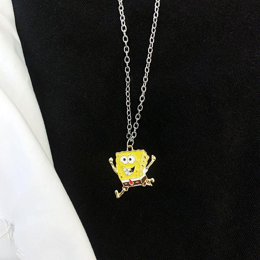 Vòng cổ Họa Tiết Hoạt Hình SpongeBob Dễ Thương Thời Trang Cho Cặp Đôi