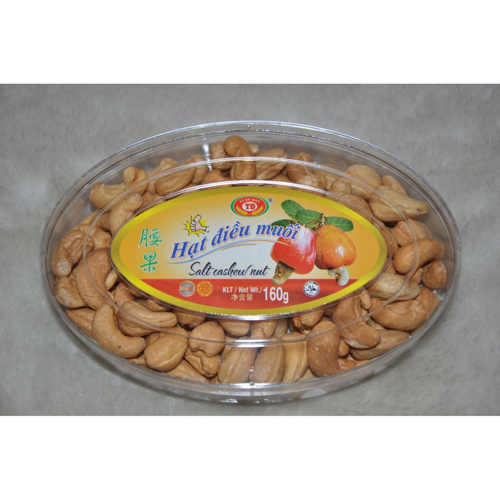 Hạt Điều Rang Muối  Tuấn Đạt 160g