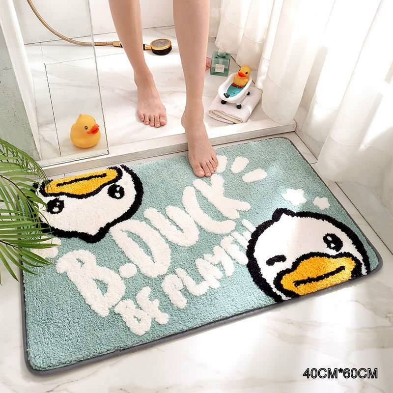 [Giá siêu rẻ] Thảm Vịt B-DUCK – nhỏ (40x60cm) - lớn (60x80cm).Thảm lau chân chống trượt