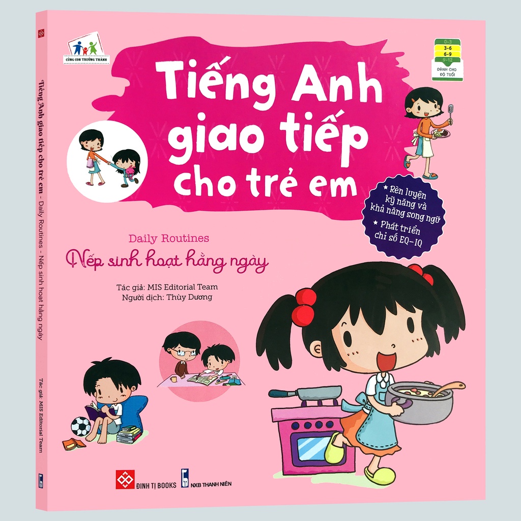 Sách Đinh Tị - Tiếng Anh Giao Tiếp Cho Trẻ Em